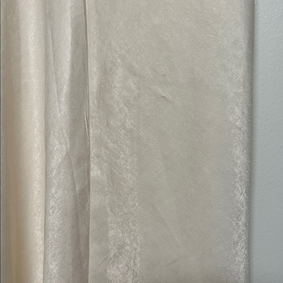 Hello Molly Champagne Satin Maxi Dress Magic In Her Vibe Open Back M Coquette - Picture 9 of 10